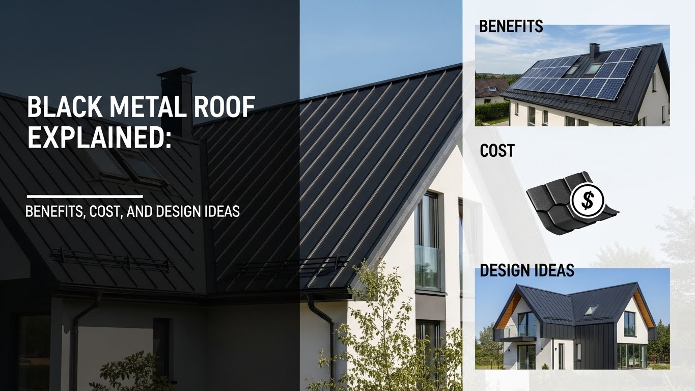 Black Metal Roof