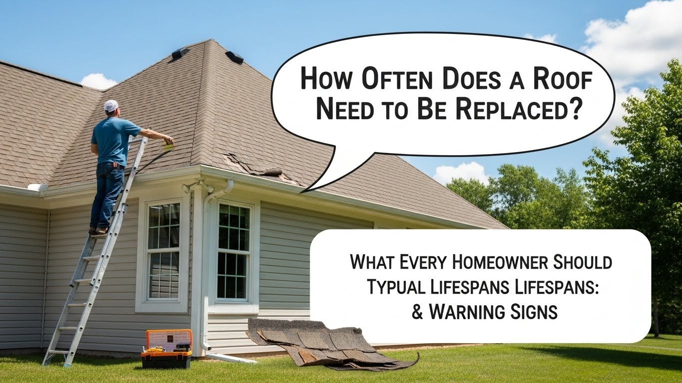 how often does a roof need to be replaced​